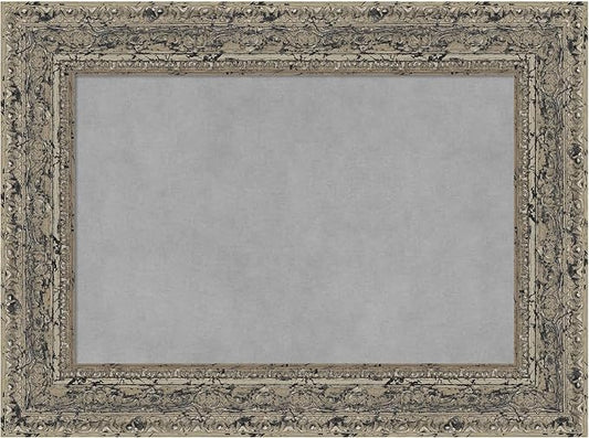Amanti Art Silver Framed Magnetic Board 17x23 Small Vision Board by AmantiArt
