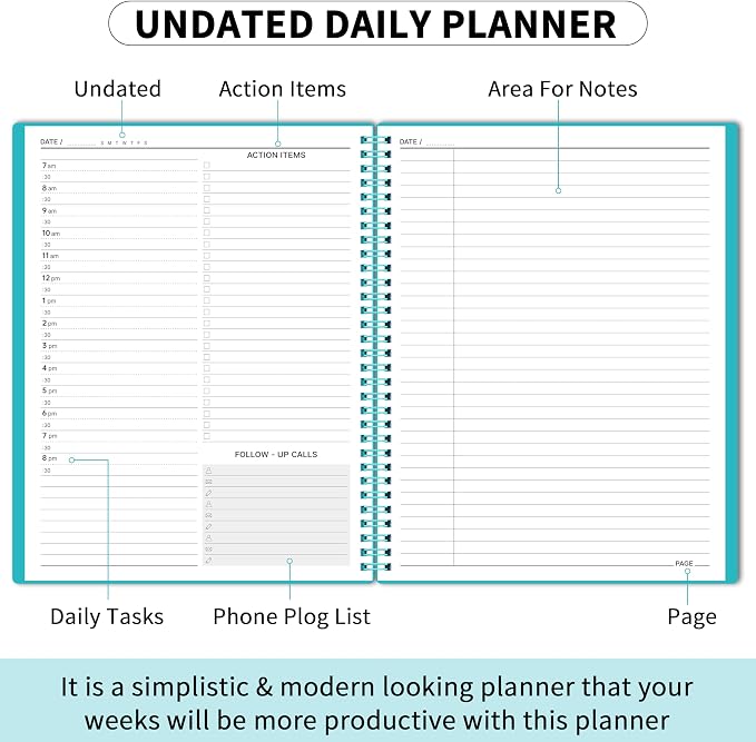 Daily Planner Undated - Image 4