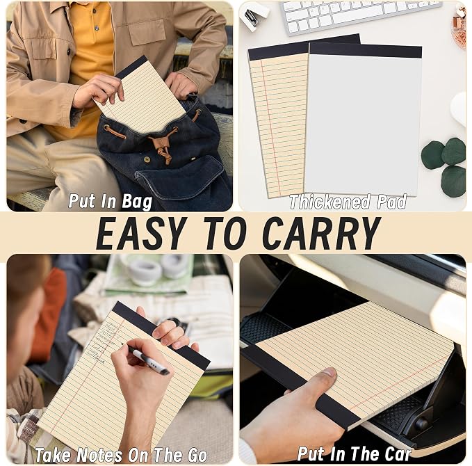 48 Pack Legal Pads 8.5" x 11" Writing Pad Note Pads - Image 7