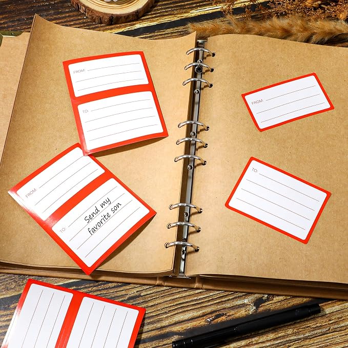 to from Return Address Mailing Labels 60 Pcs Blank Self Adhesive Mail Shipping - Image 6