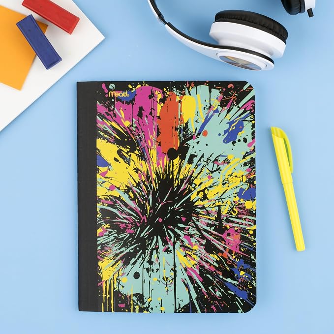 Mead Composition Notebook, College Ruled Paper, 7-1/2" x 9-3/4", 80 Sheets - Image 5