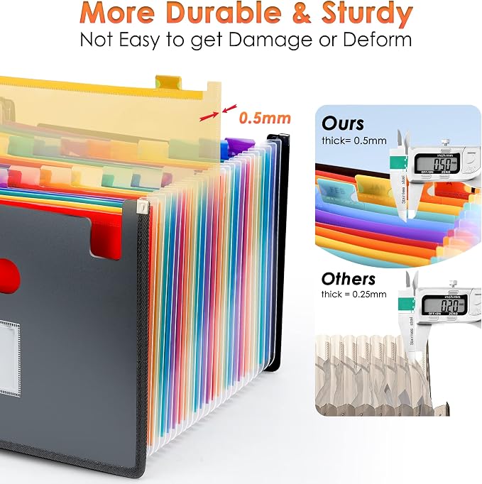 Ultra-Large Accordion File Organizer - Image 5