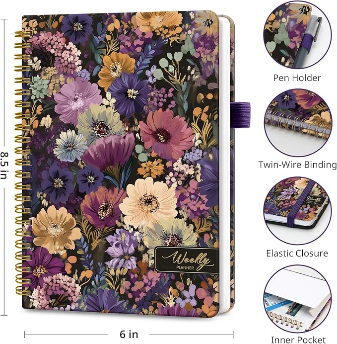 Taja Undated Weekly Planner, Weekly To Do List Notebook - Image 3