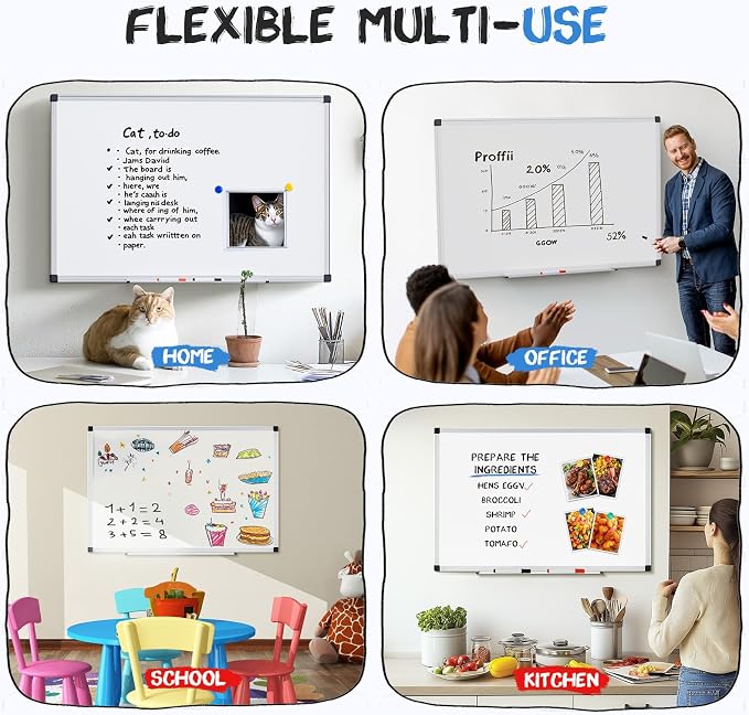 DUMOS Magnetic White Board Kit Set of 2 - Image 7