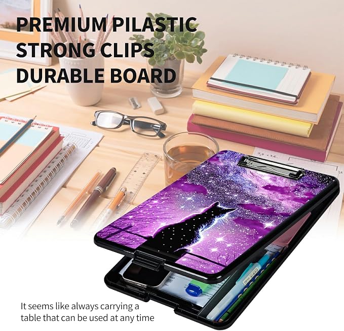 A4 Clipboards, Heavy Duty Waterproof Nursing Plastic Folder Clipboard - Image 6