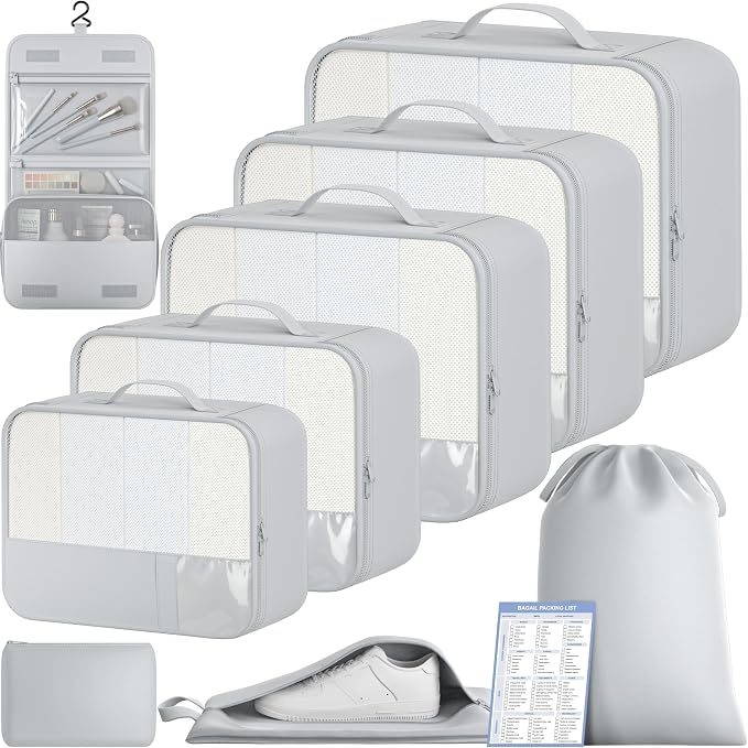 BAGAIL 9 Set Packing Cubes by BAGAIL