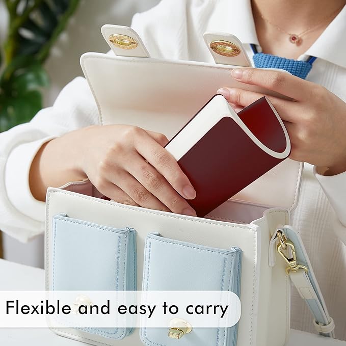 16 Pack Soft Cover Journal Bulk, Feela Lined Notebooks College Ruled for Work for Women Girl Writing, Blank Travel Journal Note Taking Notebook School Business Supplies, 8.2” x 5.5”, A5, Wine-DeskLoop Office