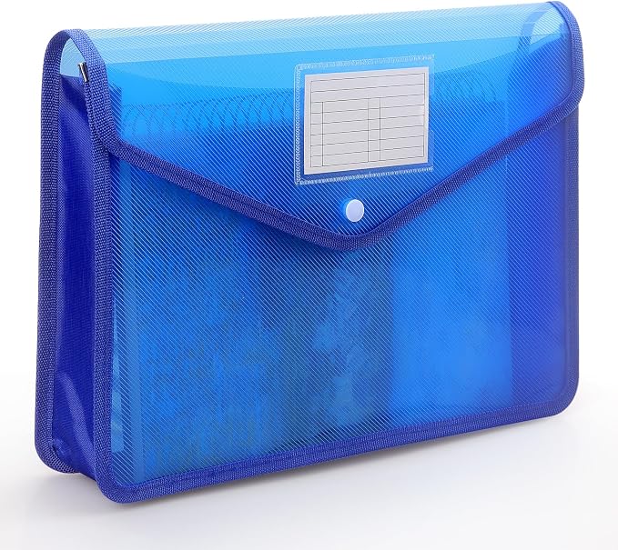 Plastic Expanding File Folder, Transparent envelopes by Tamaki