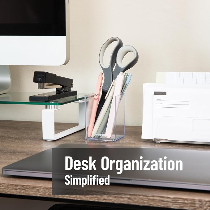 Mind Reader Pen Cup, Accessory Holder, Desktop Organization - Image 2