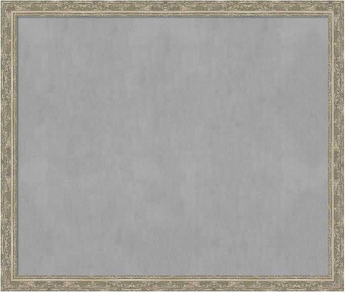 Amanti Art Silver Framed Magnetic Board 44x52 Oversize Vision Board by AmantiArt