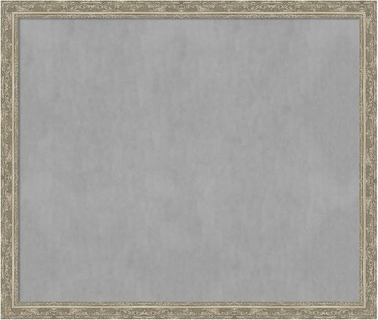 Amanti Art Silver Framed Magnetic Board 44x52 Oversize Vision Board by AmantiArt