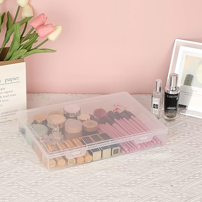 BTSKY Clear Plastic Storage Box - Image 6