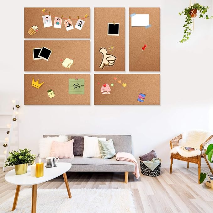 Cork Bulletin Board 17"x8" - Image 6