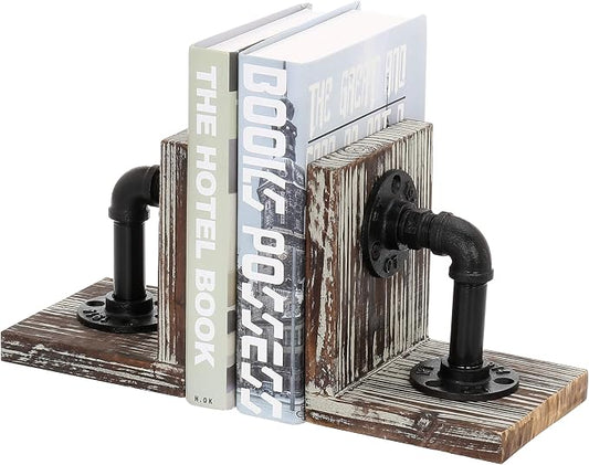 MyGift Decorative Bookends, Office Book Ends by MyGiftHome