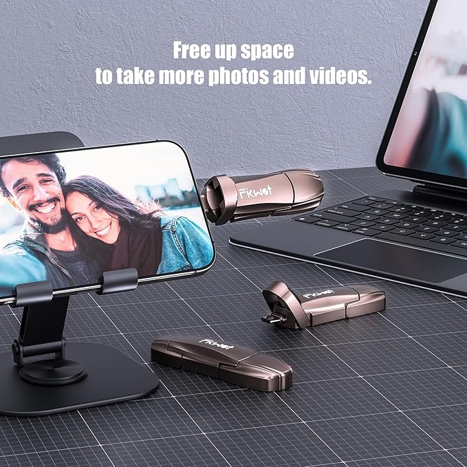 External SSD USB Flash Drive 512GB, Up to 2050MB/s 2-in-1 Type C+ USB A USB3.2 Gen2 Solid State Thumb Drive SSD Stick for iPhone 15/16/Android/Windows/Mac/PC/Laptops-DeskLoop Office