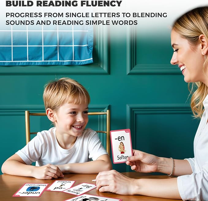 QUOKKA 1000+ Phonics Words Flash Cards - Image 2