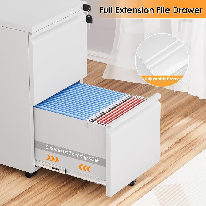 INTERGREAT 2 Drawer File Cabinet - Image 7