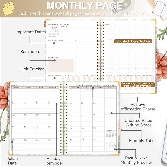 2026-2027 Academic Planner, Weekly & Monthly Appointment Book from Jul. 2026 - Image 4