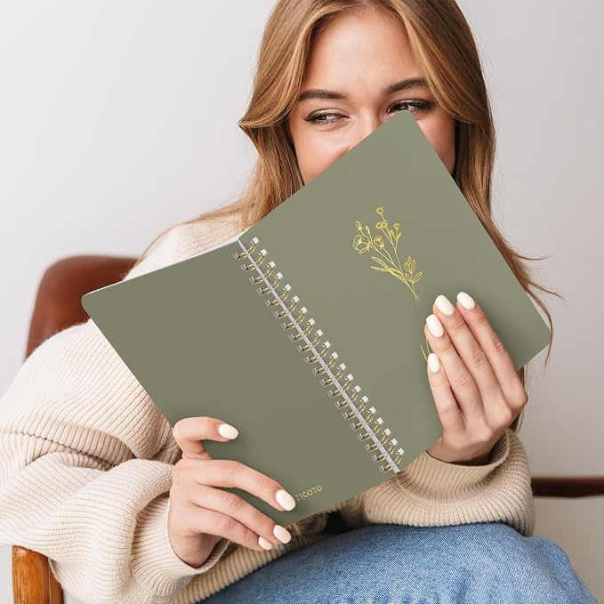ZICOTO Aesthetic Spiral Notebook Set of 3 - Image 8