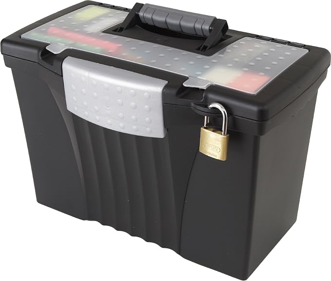 Storex Portable Letter/Legal Filebox - Image 7