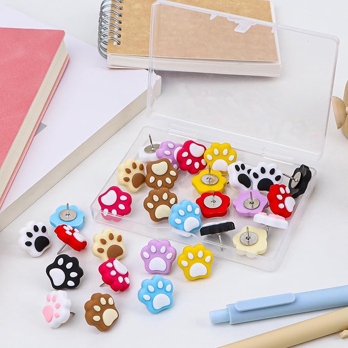 Decorative Cute Push Pins for Bulletin Board, Thumb Tacks, Cork Board Desk Wall - Image 5