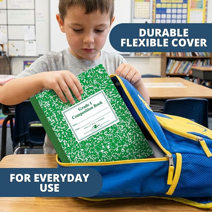 Roaring Spring Grade One Composition Book, 10 x 8 Inches, 50 Sheets - Image 6