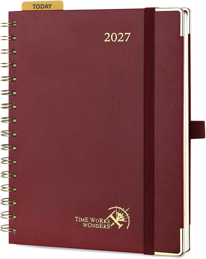 POPRUN 2027 Planner Daily Weekly and Monthly Calendar by POPRUN