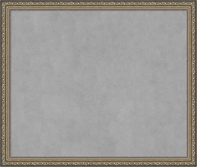 Amanti Art Silver Framed Magnetic Board 22x26 Medium Vision Board by AmantiArt