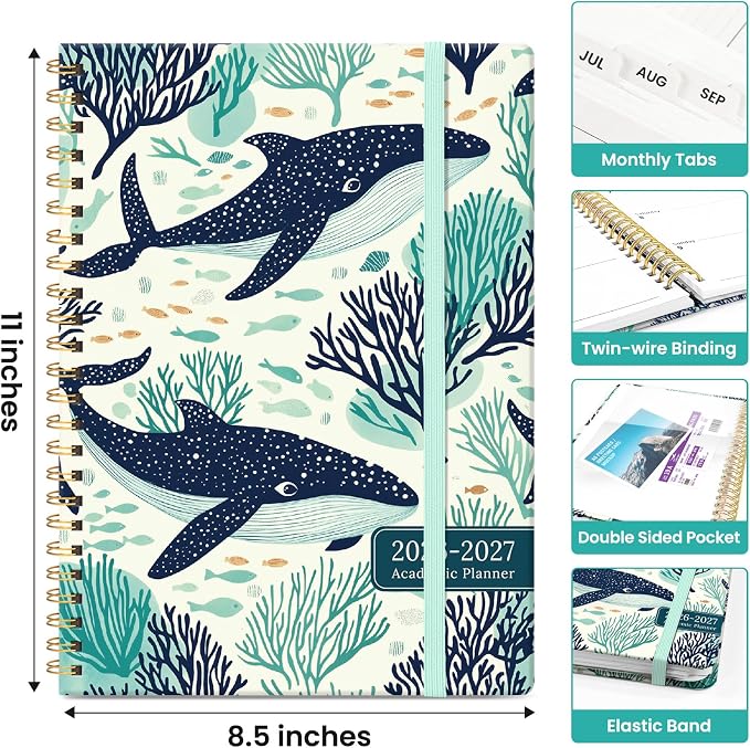 Planner 2026-2027, Academic Year Monthly and Weekly Calendar Planner, Jul 2026 - Image 4