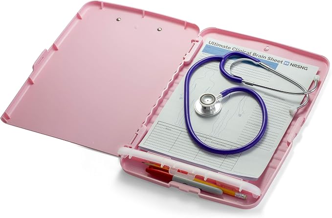 Officemate Breast Cancer Awareness BCA Slim Clipboard Storage Box - Image 7