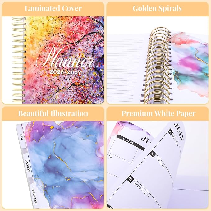 Planner 2026-2027, Large 18 Months Academic Daily Weekly Monthly Planner Yearly - Image 7