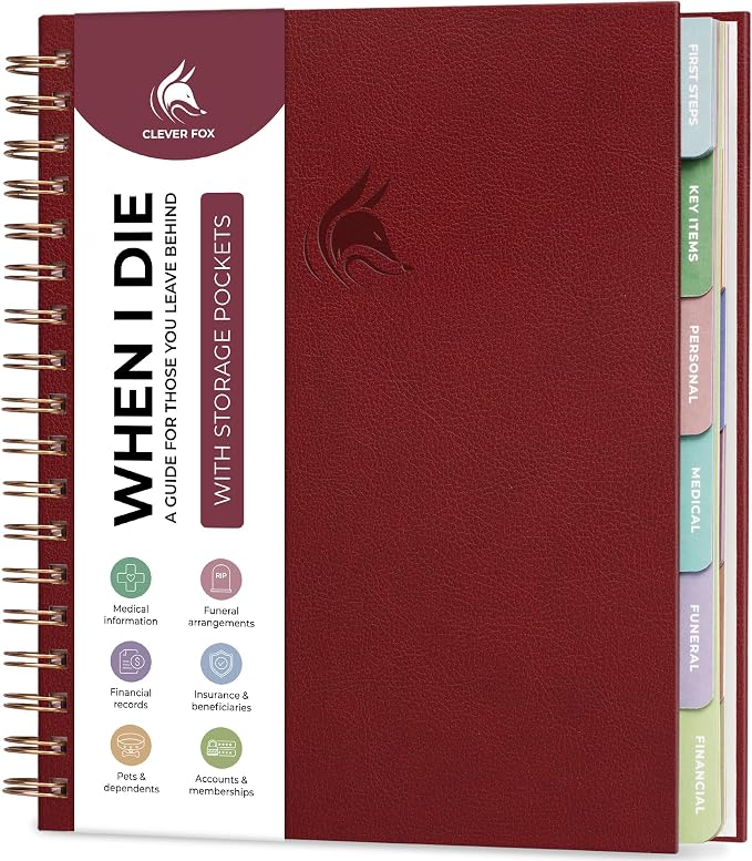 Clever Fox When I Die Planner by CleverFox