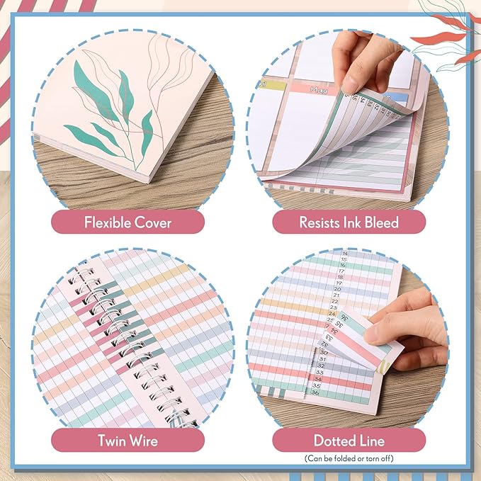 Fuyoooo Teacher Record Book Teacher Grade Books 2026-2027 Spiral Bound Record - Image 5