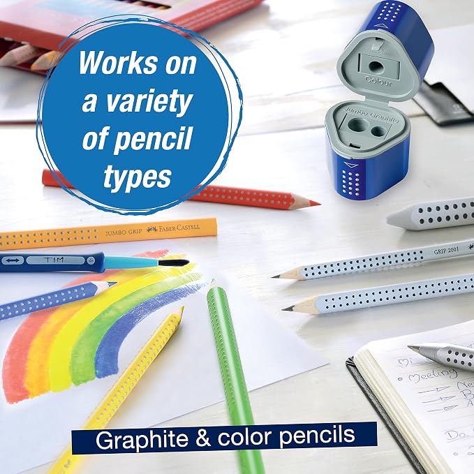 Faber-Castell Grip Trio Manual Pencil Sharpener - Image 7