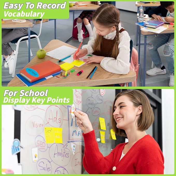 60Pack Yellow Sticky Notes 3x3, Self-Stick Pads, Self-Stick Pads 75 Sheets/Pad - Image 6