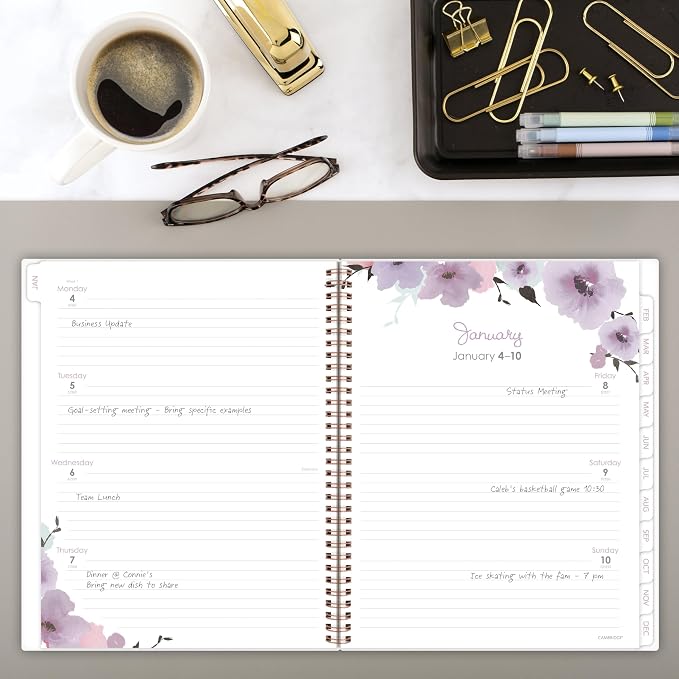 Mead Cambridge 2027 Planner, Weekly & Monthly, 8.5" x 11" - Image 2