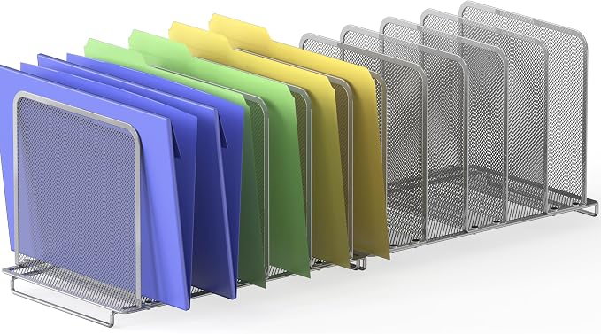Simple Houseware 5 Section Upright File Sorter Organizer by SimpleHouseware