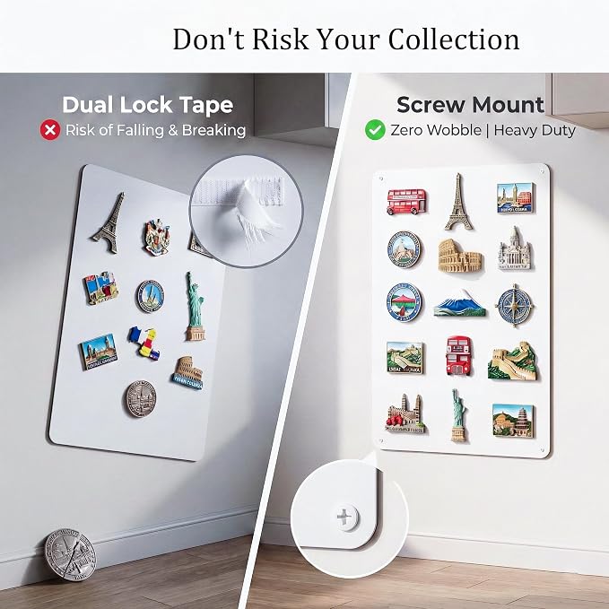 Magnetic Board for Wall 15.7" x 23.6": Large White Display Board for Travel - Image 6