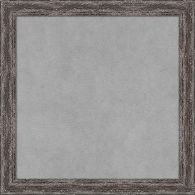 Amanti Art Grey Framed Magnetic Board 19x19 Small Vision Board by AmantiArt
