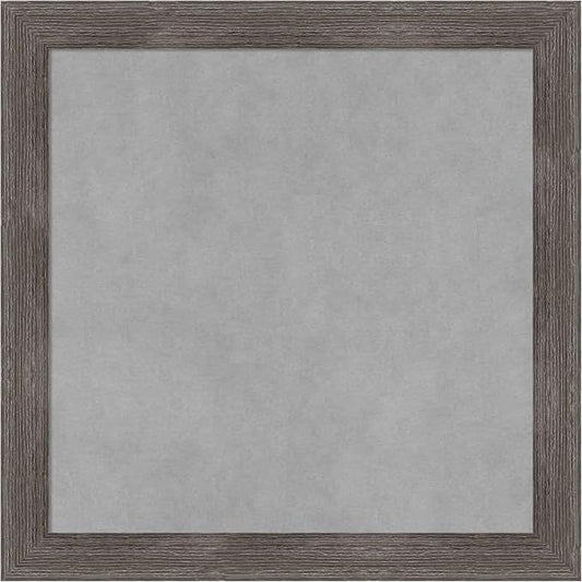 Amanti Art Grey Framed Magnetic Board 19x19 Small Vision Board by AmantiArt