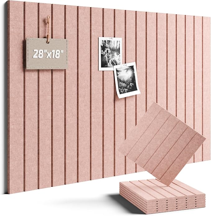 Felt Bulletin Board Tiles -28"x18" by FLUXYNARA
