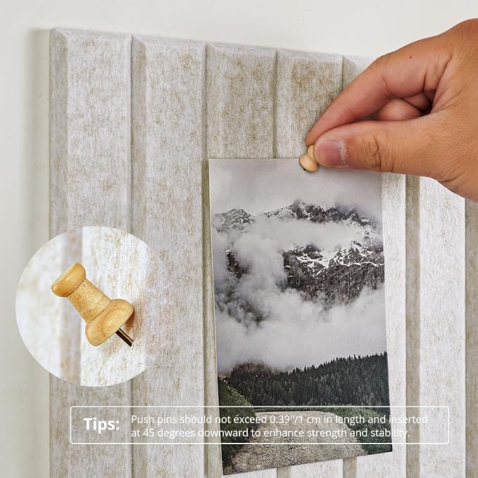 Felt Bulletin Board 48"×36" Cork Board - Image 5
