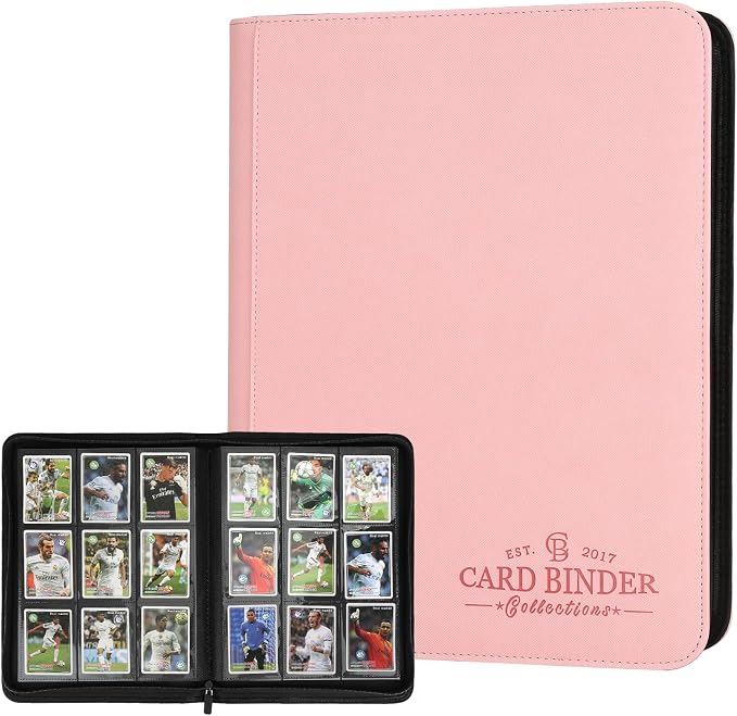 Trading Card Binder, Card Collection Binder Album Folder by Foalgo