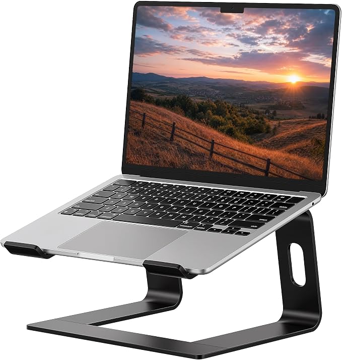 SOUNDANCE Laptop Stand, Aluminum Computer Riser, Ergonomic Laptops Elevator by Soundance