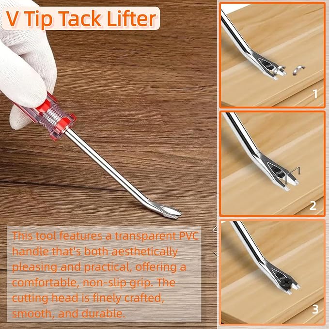 4 Pcs Staple and Nail Puller Tool Kit Set - Image 6