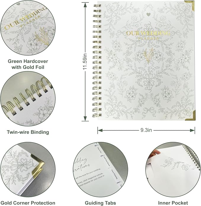 LADY&HOME Wedding Planner Book and Organizer - Image 2