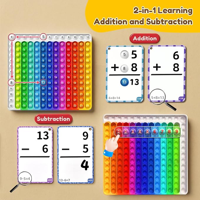 JoyCat Addition and Subtraction Flash Cards - Image 2