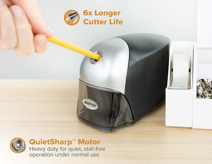 Bostitch Office QuietSharp Executive Heavy Duty Electric Pencil Sharpener - Image 2