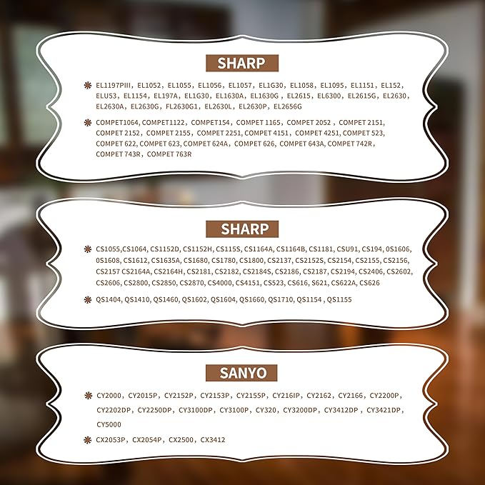 4Pack Sharp EL-1197PIII Calculator Ribbon Universal，Compatible Sharp EL-2196BL, Canon Mp11dx ，Porelon 11216， Printer Machine Typewriter CalculatorRibbon Replacement ，Calculator Ribbon Red/Black-DeskLoop Office