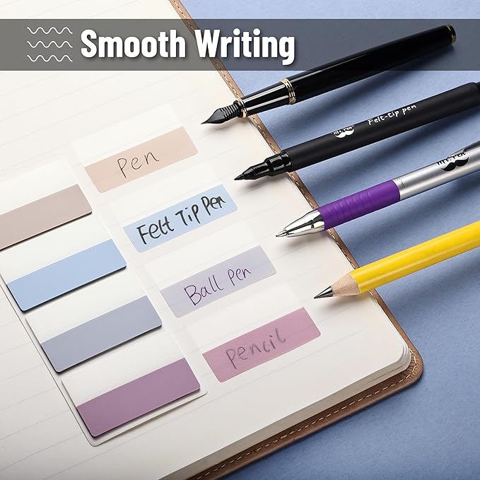 Mr. Pen- Sticky Index Tabs, 240 Pcs, Colorful Sticky Tabs for Notebooks, Page Markers, Page Tabs for Binders, Page Tabs Sticky Tabs for Books, Notebook Tabs, Book Sticky Tabs for Notebooks-DeskLoop Office